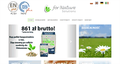 Desktop Screenshot of for-nature.pl